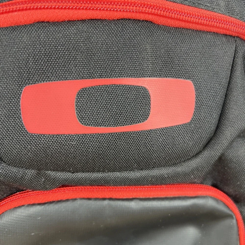 Oakley Lightweight Skateboard Backpack Black Red Angels Baseball Logo‎